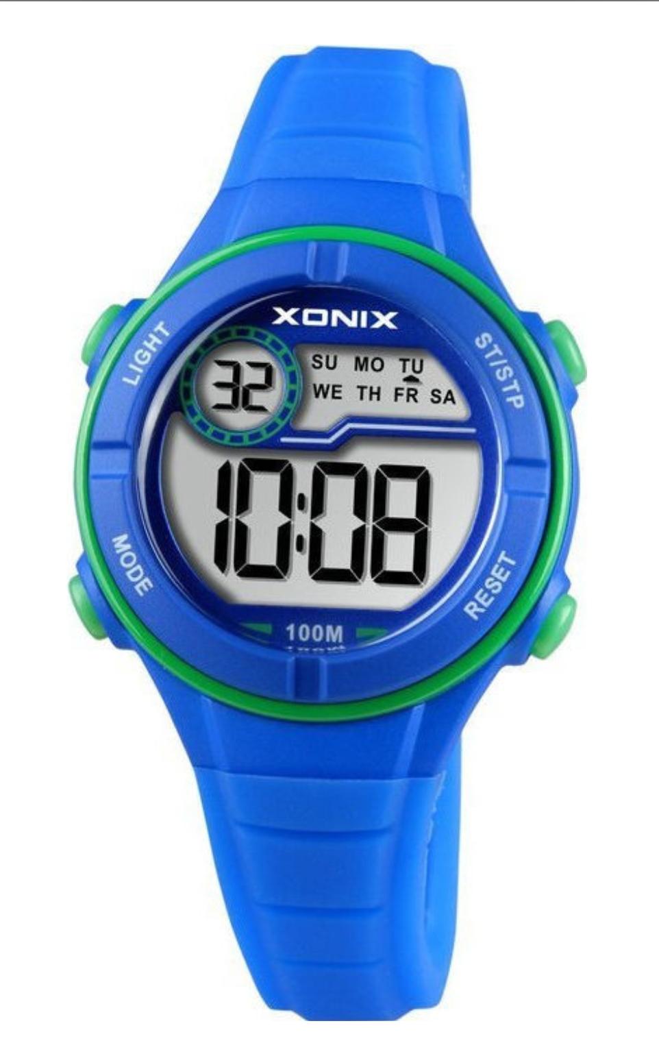 Παιδικό Ρολόι ΧΟΝΙΧ με χρονόμετρο και μπλε καουτσούκ λουράκι. ΒΑΙ-004.