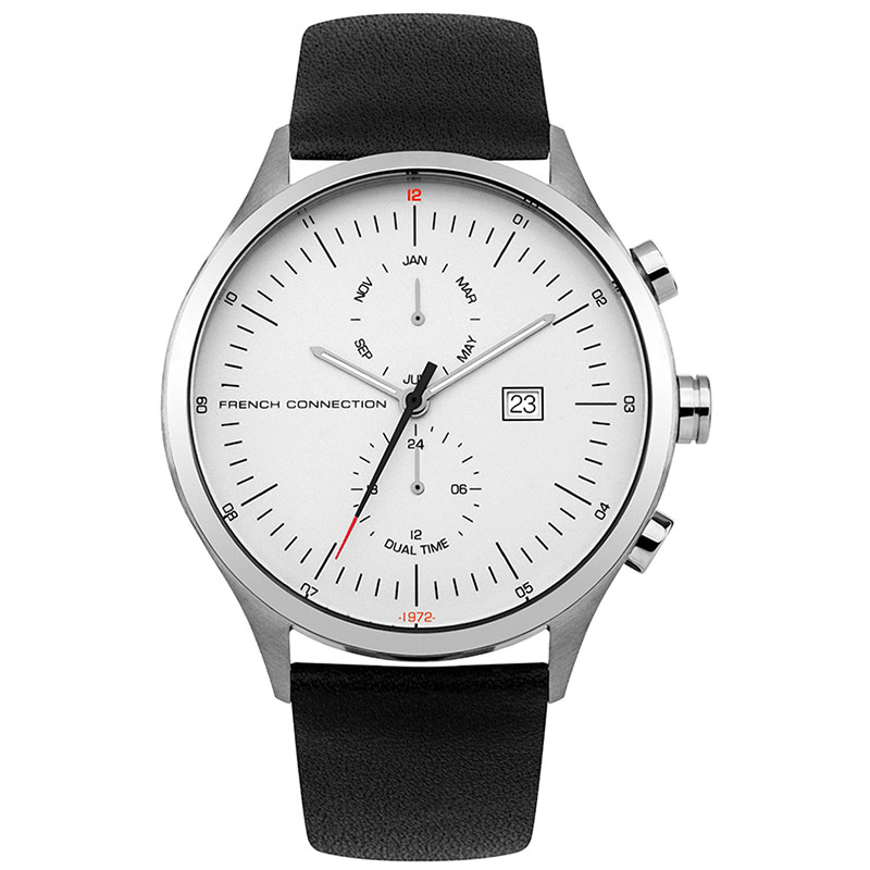 Ένα μοντέρνο ρολόι από τη French Connection, μια εταιρεία που ανεβάζει την σχεδίαση στο επόμενο επίπεδο.