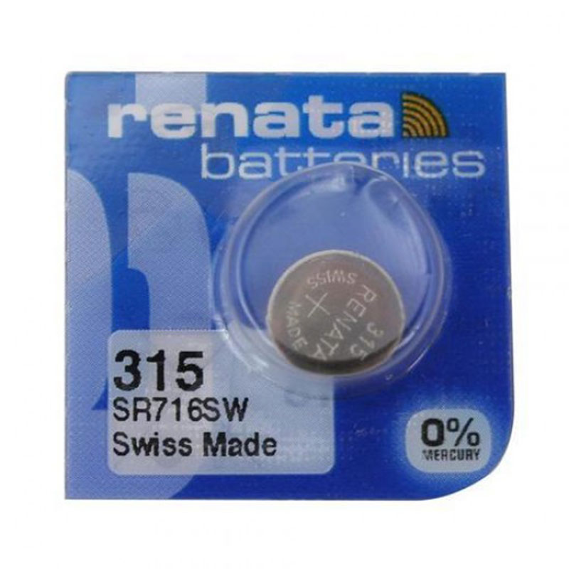 Renata 315 / SR716SW Silver Oxide Watch Battery 1pc.
