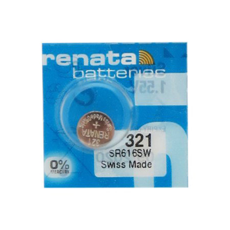 Renata 321 / SR616SW Silver Oxide Watch Battery 1.55V 1pc.