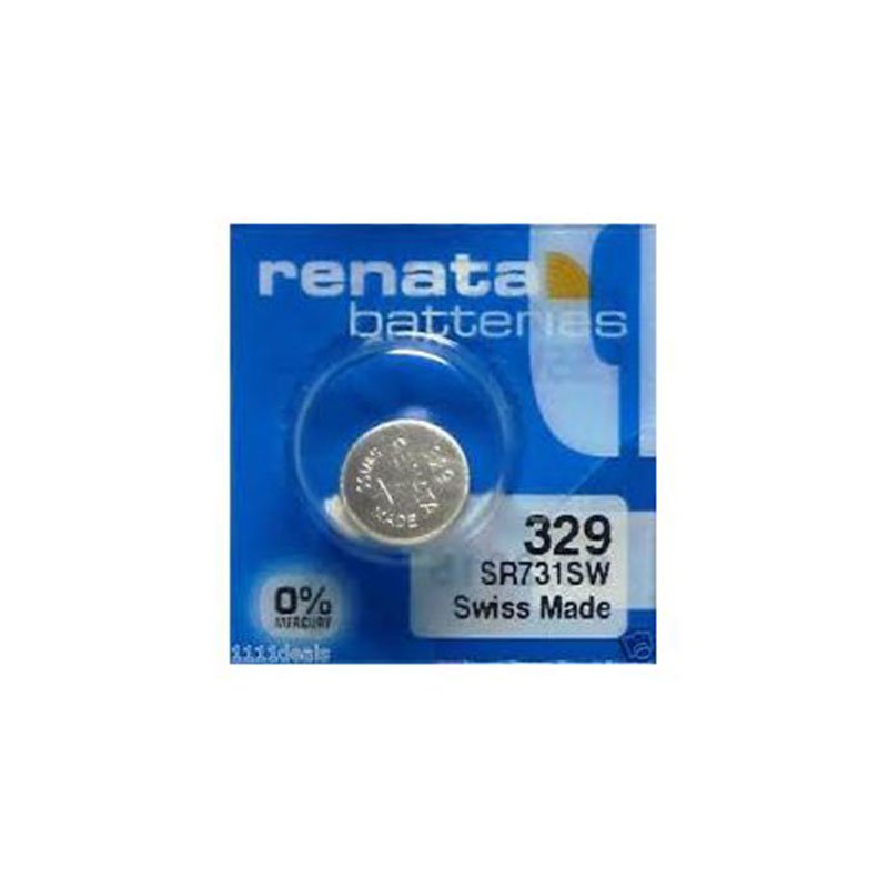 Renata 329 Μπαταρία Silver Oxide Ρολογιών SR731 1.55V 1τμχ
