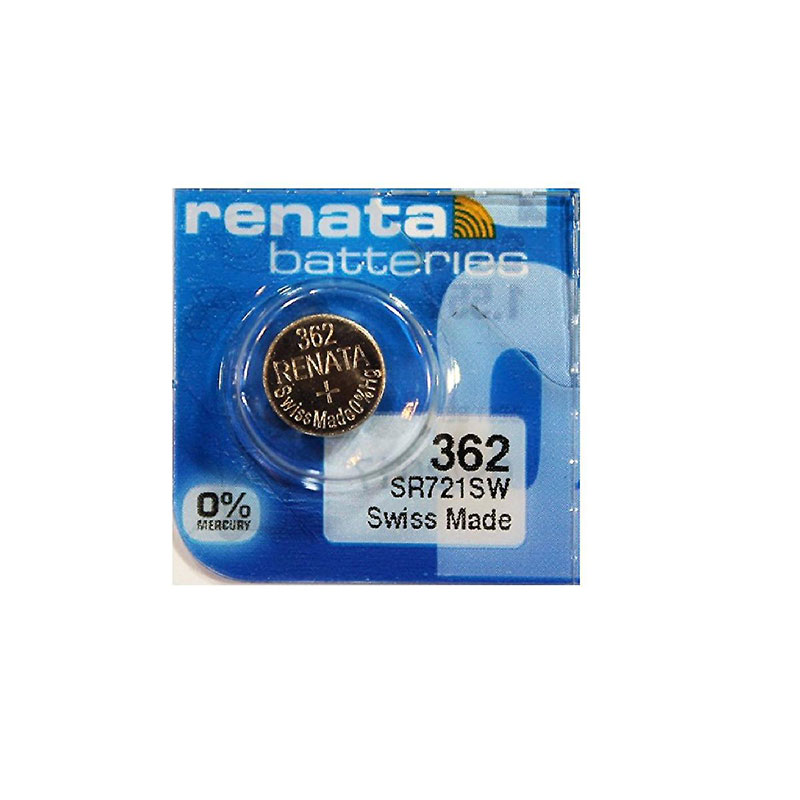 Renata 362 / SR721SW Silver Oxide Watch Battery 1.55V 1pc.