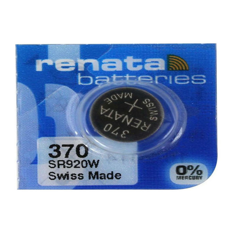 Renata 370 / SR920W Silver Oxide Watch Battery 1.55V 1pc.