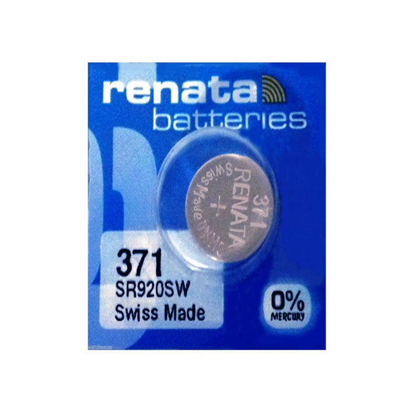 Renata 371 / SR920SW Silver Oxide Watch Battery 1.55V 1pc.