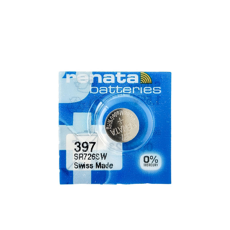 Renata 397 / SR726SW Silver Oxide Watch Battery 1.55V 1pc.