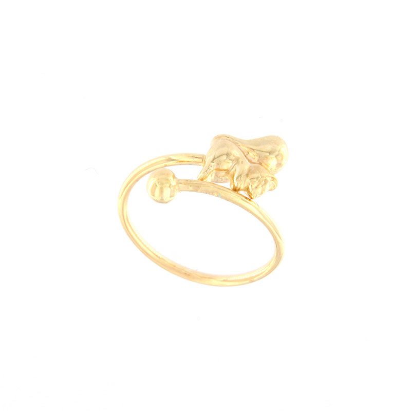 Παιδικό χρυσό δακτυλίδι Κ14 σε σχήμα σκιουράκι.