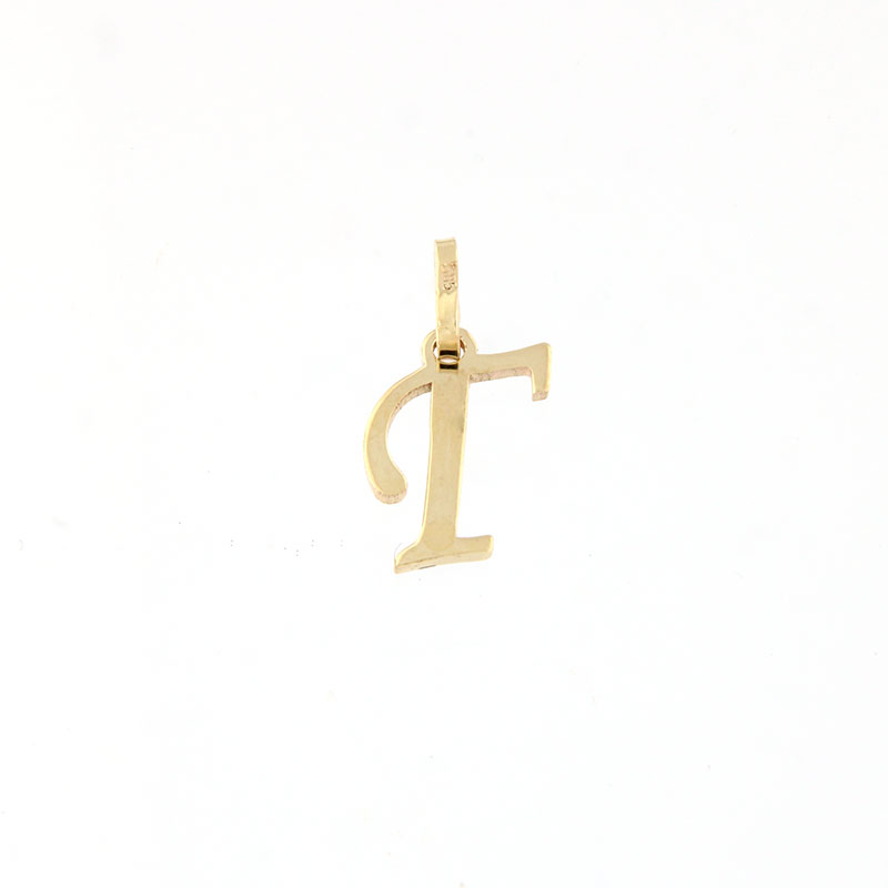 Womens handmade gold monogram (Γ) on a lacquered surface K14.