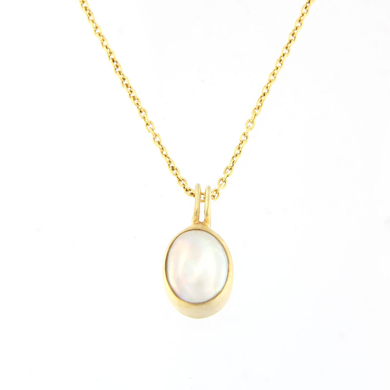 Womens handmade silver gold plated pendant with chain 925.