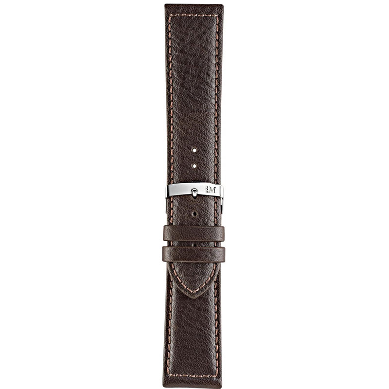 Morellato Panamera Σκούρο Καφέ Δερμάτινο Λουράκι 22mm.