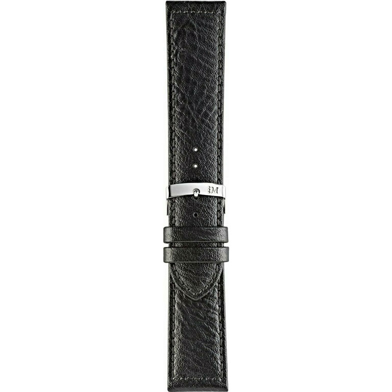 Morellato Panamera Μαύρο Δερμάτινο Λουράκι 20mm.