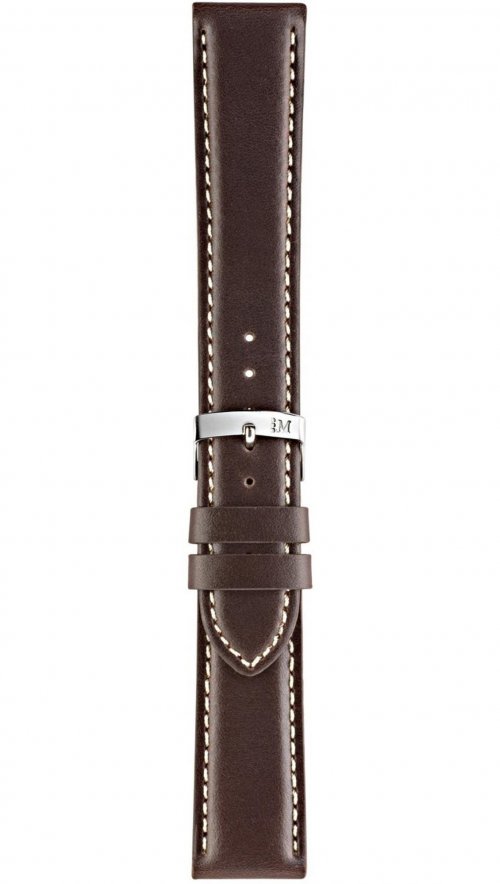 Morellato Rodius Καφέ Δερμάτινο Λουράκι 22mm.