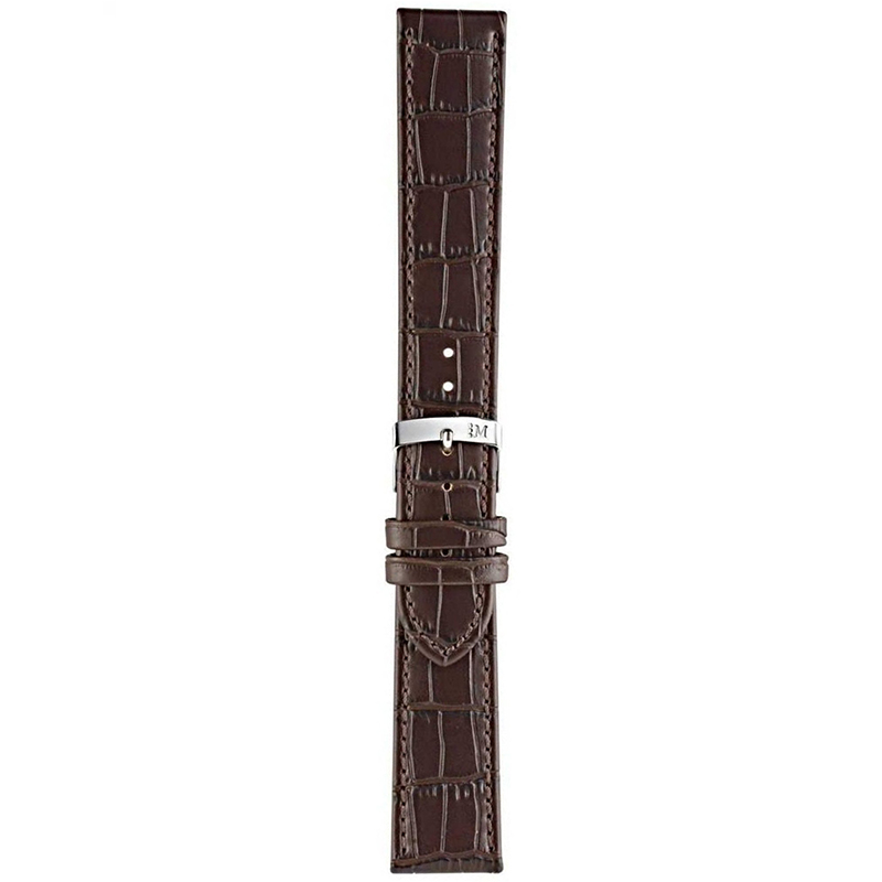 Morellato Juke Σκούρο Καφέ Δερμάτινο Λουράκι 24mm.