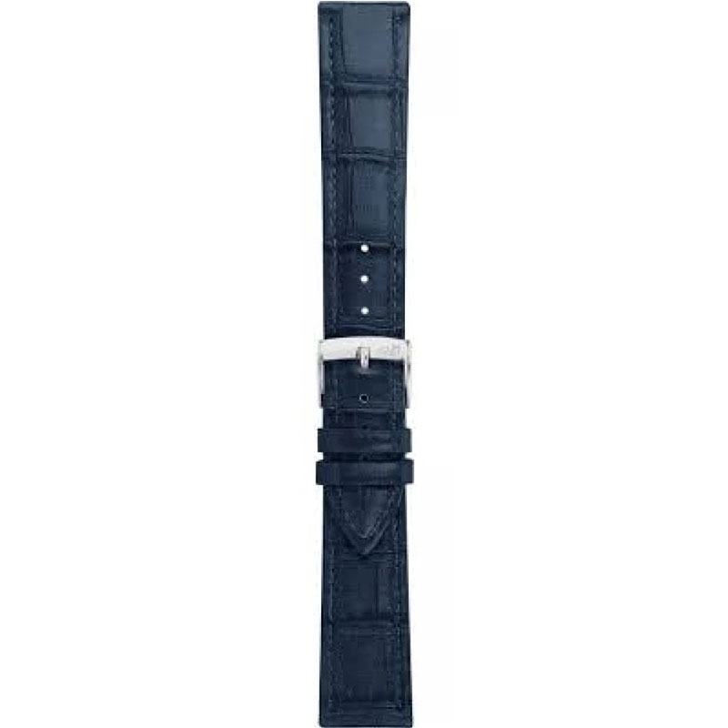 Morellato Tiglio Κροκό Μπλε Δερμάτινο Λουράκι 20mm.