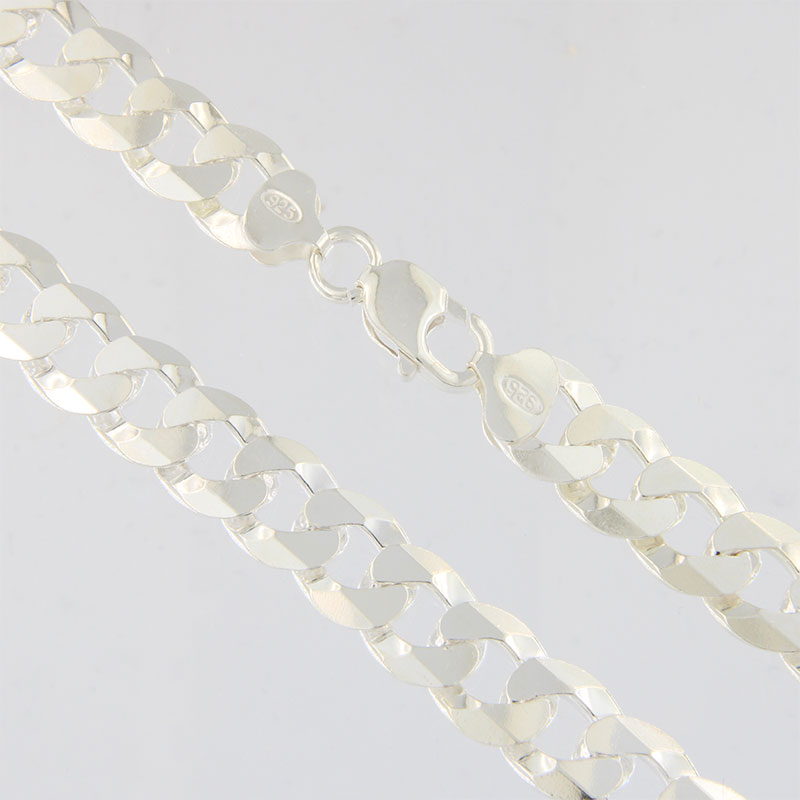 Ασημένια Αλυσίδα Λαιμού Κουρμέτ 925 (55cm).