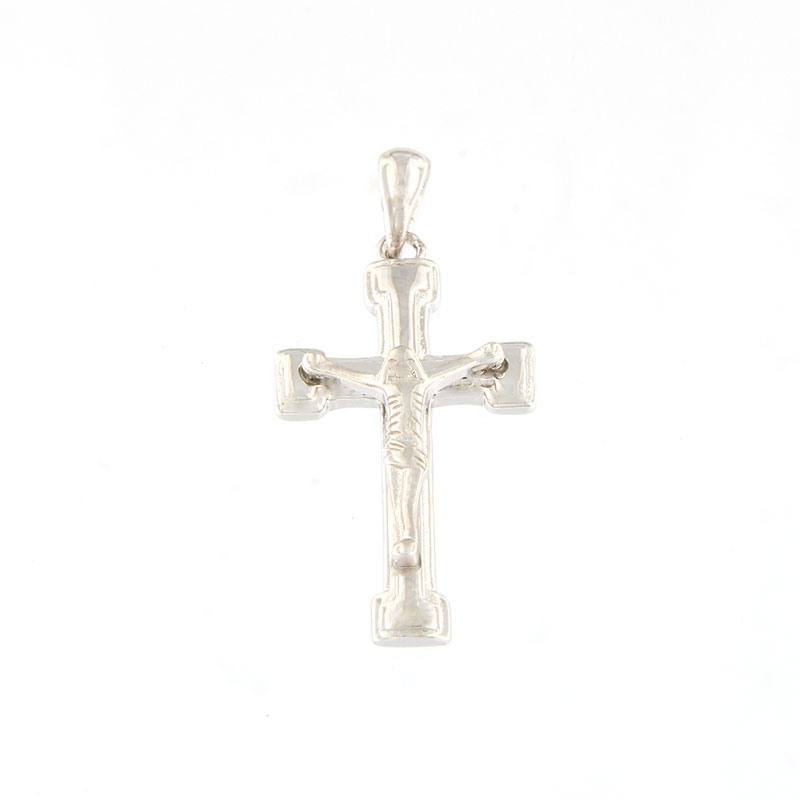 Ανδρικός Χειροποίητος Ασημένιος Σταυρός 925° με τον Εσταυρωμένο.