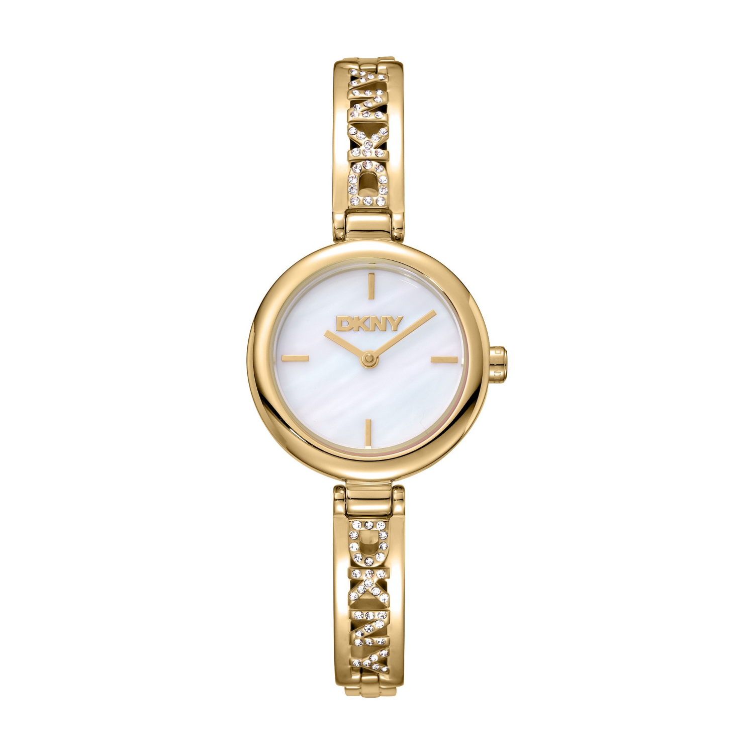 Γυναικείο Ρολόι DKNY από Χρυσό Ανοξείδωτο Ατσάλι – Χρυσό Καντράν & Μπρασελέ.