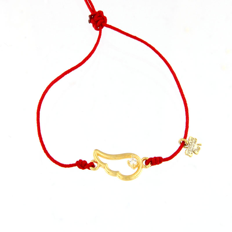 Παιδικό Βραχιόλι με Φτερό από Ασήμι 925 – Επιχρύσωση 24K.