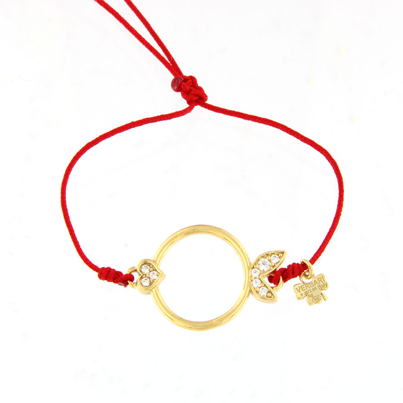 Παιδικό Βραχιόλι με Ψαράκι και Καρδούλα από Ασήμι 925 – Επιχρύσωση 24K.