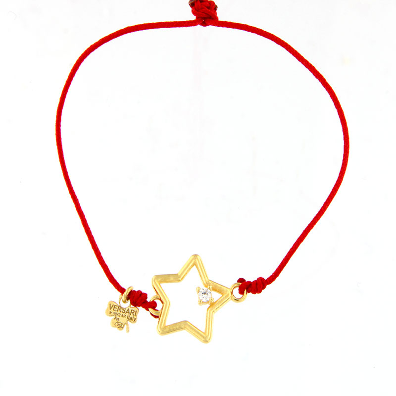 Παιδικό Βραχιόλι με Αστεράκι από Ασήμι 925 – Επιχρύσωση 24K.