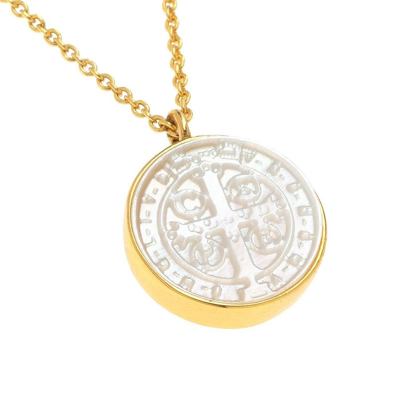 Γυναικείο Ασημένιο Επίχρυσο Κωνσταντινάτο με Αλυσίδα 925° και Φίλντισι.