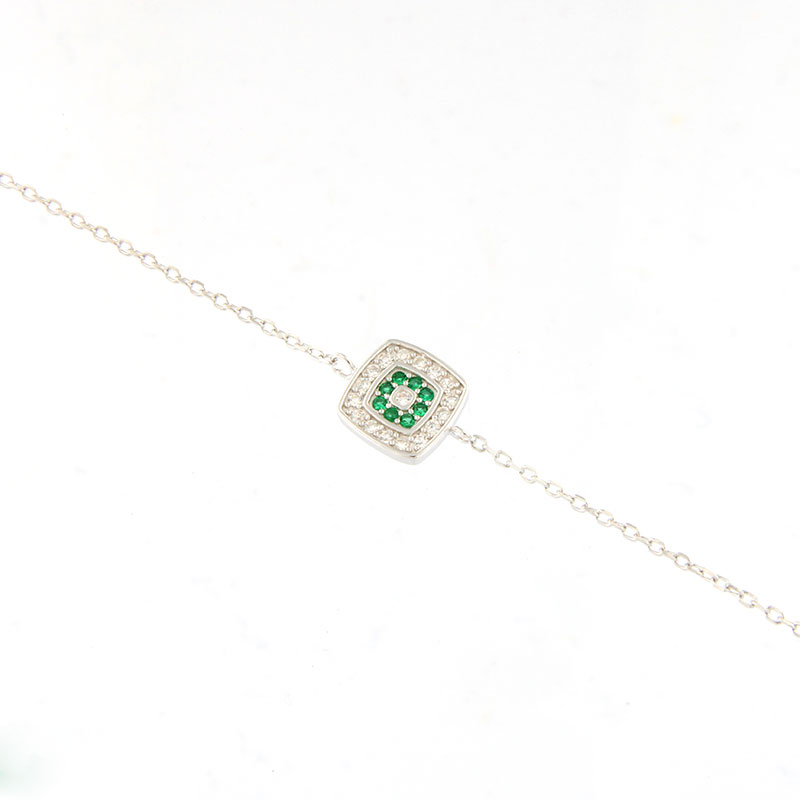 Γυναικείο Ασημένιο Βραχιόλι 925 με Ζιργκόν.