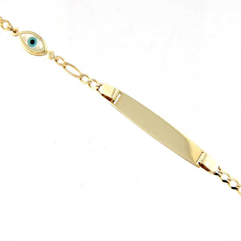 Παιδική Χρυσή Ταυτότητα Κ9 για Αγόρι και Κορίτσι με Ματάκι.