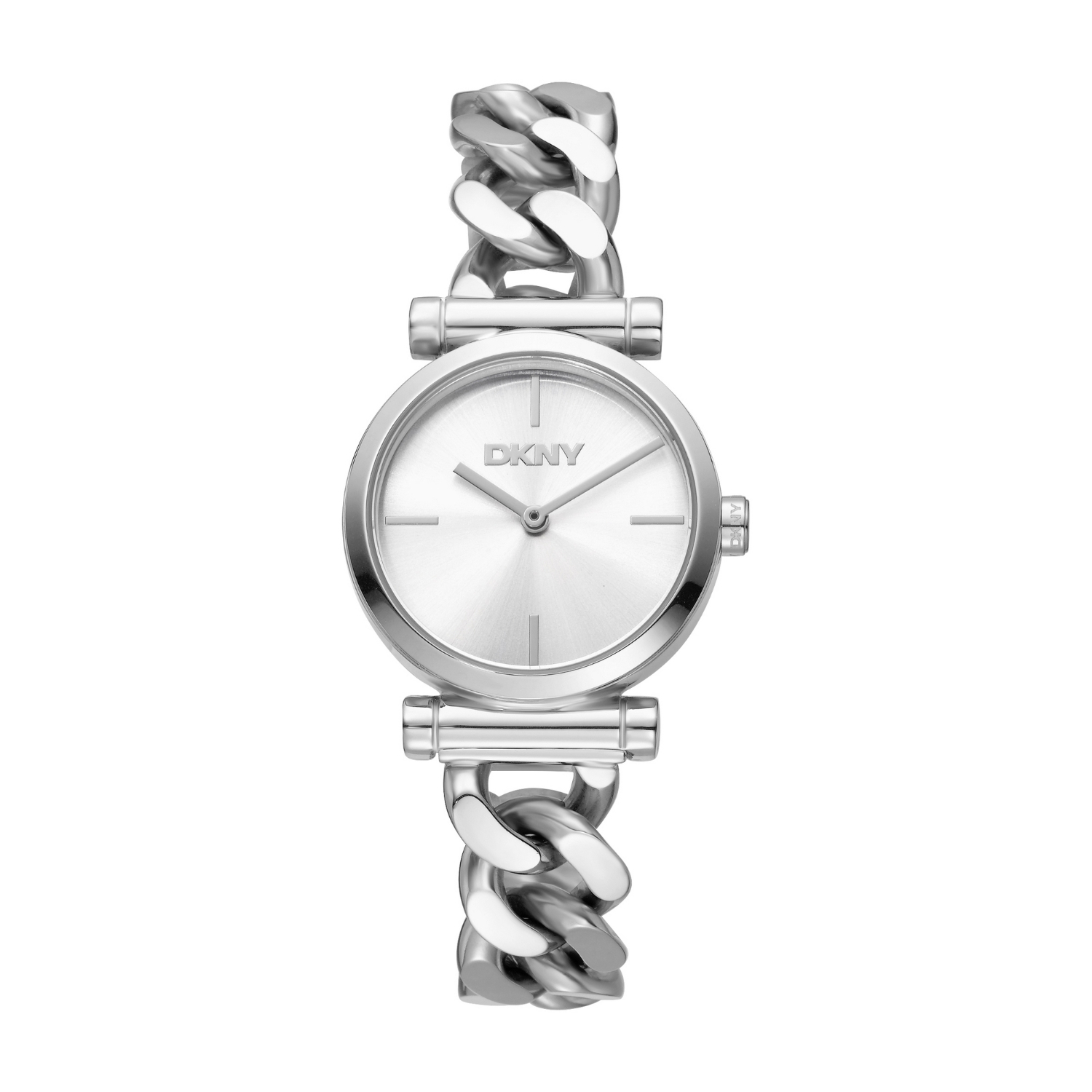 Γυναικείο Ρολόι DKNY Kariana Waves – Ασημί Ανοξείδωτο Ατσάλι με Λευκό Καντράν.