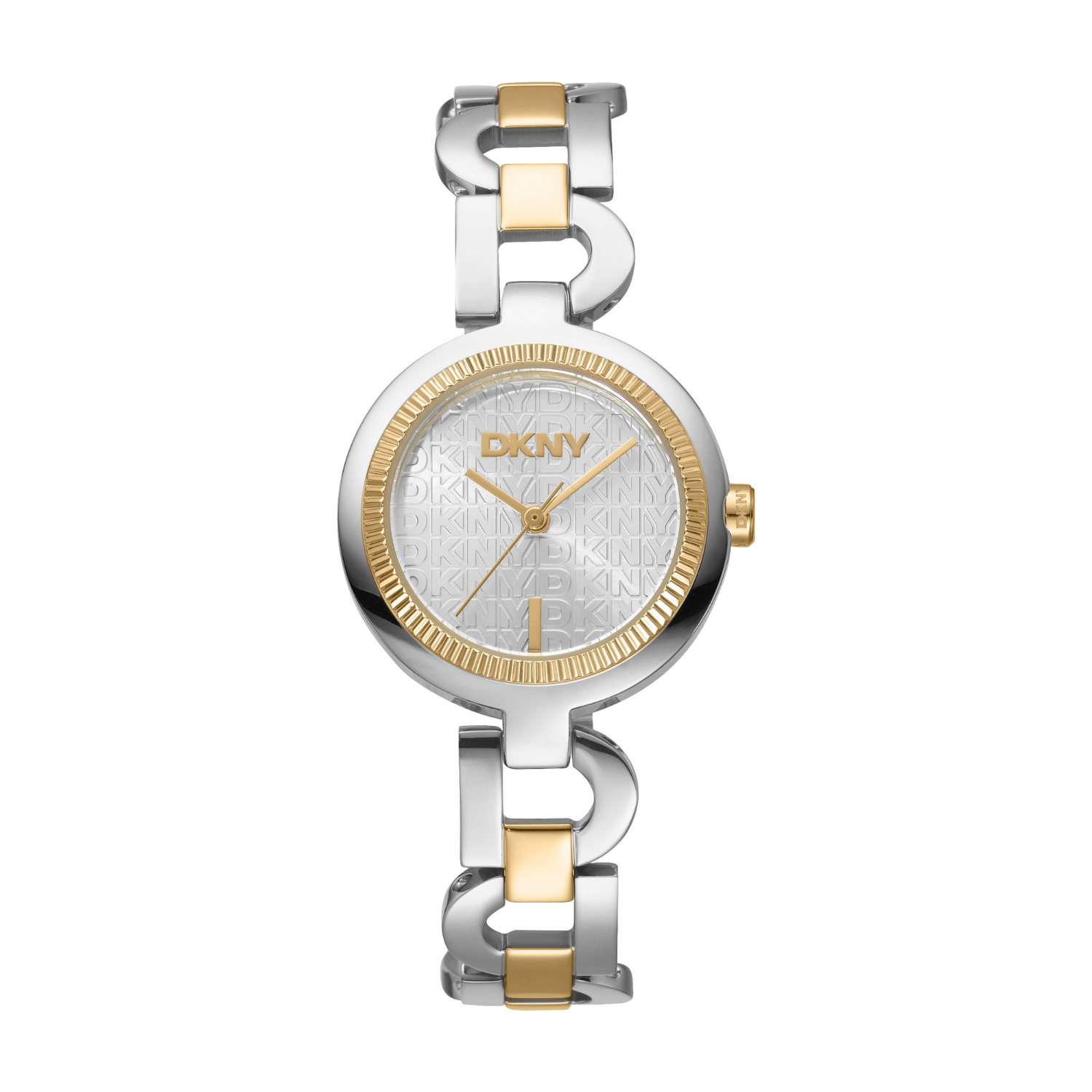 Γυναικείο Ρολόι DKNY Kariana Waves – Δίχρωμο Ανοξείδωτο Ατσάλι με Λευκό Καντράν.