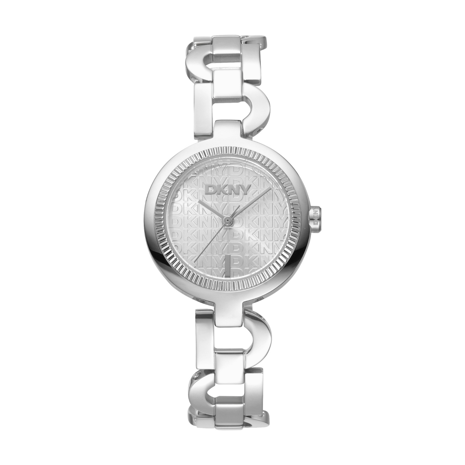 Γυναικείο Ρολόι DKNY Kariana Waves – Ασημί Ανοξείδωτο Ατσάλι με Λευκό Καντράν.